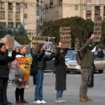 У середмісті Києва вшанували загиблих військових