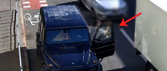 "Хто ти такий": велосипедист, на якого напав водій Mercedes, розповів деталі конфлікту