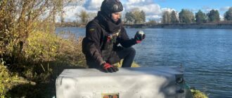 На Київщині біля річки Десна виявили бойову частину крилатої ракети РФ