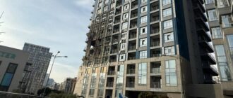 Іноземці допомагають прибирати: як виглядає ЖК "Централ Парк" після атаки на Київ