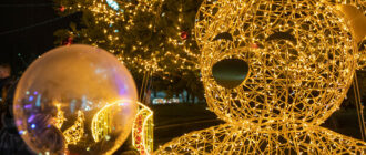 Магія серед темряви: ILLUMINARIUM повертається на ВДНГ з казковими світловими інсталяціями