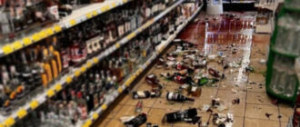 Киянин розгромив алкогольний відділ у магазині