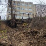 "Результат системних проблем міста": мешканці Печерського узвозу після аварії на водогоні бояться масштабного зсуву