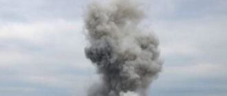 У Вишгороді під час атаки РФ пролунали вибухи: спалахнула пожежа