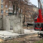 У Борисполі встановлюють перші наземні укриття