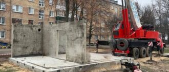 У Борисполі встановлюють перші наземні укриття