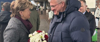 Глава МЗС Латвії прибула до Києва