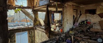 Правило двох стін не врятувало: показали зсередини будинок у Києві після влучання "шахеда"