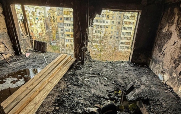 У Києві завершили рятувальні роботи після атаки РФ У Києві завершили рятувальні роботи після атаки РФ