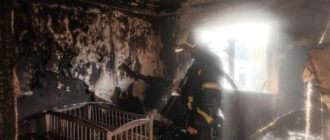 Атака на Київ: рятувальник гасив власну квартиру