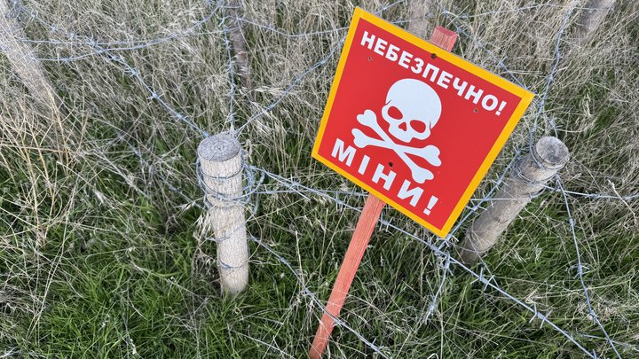 Має зону ураження до 25 метрів: на території Бучанської міськради знайшли російську протипіхотну міну
