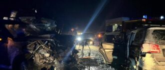 ДТП з маршруткою на трасі Київ–Харків поблизу Іванкова: загинув водій легковика, постраждали 13 людей