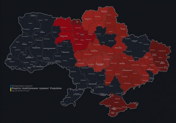 
 У Києві та низці областей знов оголошено тривогу: що відомо
 