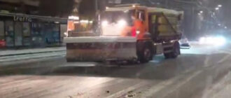 У Києві хуртовина: на дороги виїхали понад сто одиниць спецтехніки