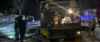 В Києві вибухнув пасажирський автобус