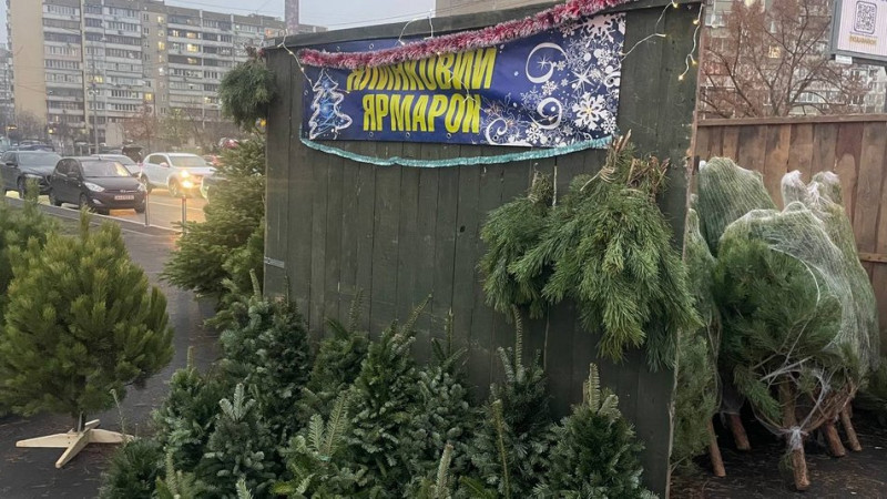 У столиці запрацювали ялинкові ярмарки