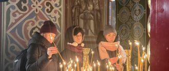 У Києві в Михайлівському соборі віряни зібралися на різдвяний Святвечір