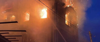 З'явилися фото наслідків атаки на Київ