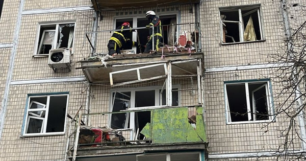 
 Рятувальники показали наслідки атаки на&nbsp;Київ: фото
 
