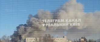 У Києві спалахнула масштабна пожежа на складі