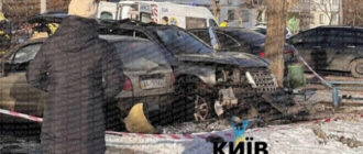 У Києві вибухнув позашляховик, є постраждалі