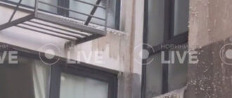 У Києві будинок перетворився на крижану печеру