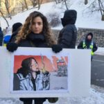 Біля посольства Ірану в Києві відбувся мітинг на підтримку антиурядових іранських протестів