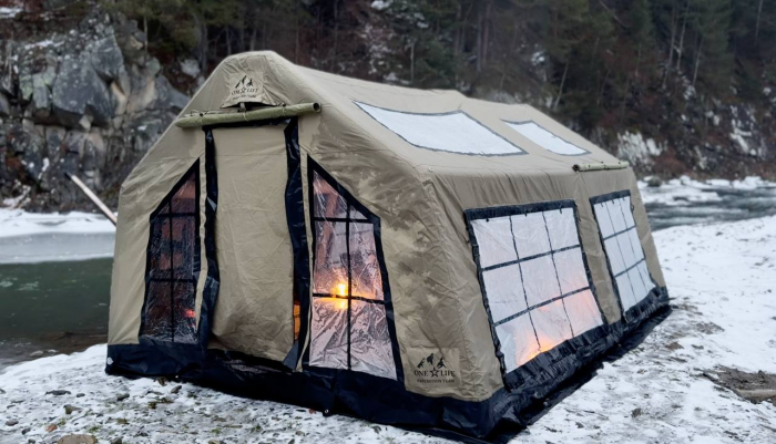 Так виглядає палатка для відігріву.