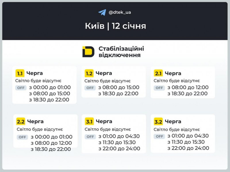 Екстрені відключення і графіки: як вимикають світло у Києві та області