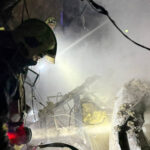 Обстріл медичного закладу в Києві: показали перші хвилини після удару (відео)