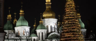 Замість феєрверків — дрони: британський журналіст записав щемливе відео з центру Києва на Новий рік