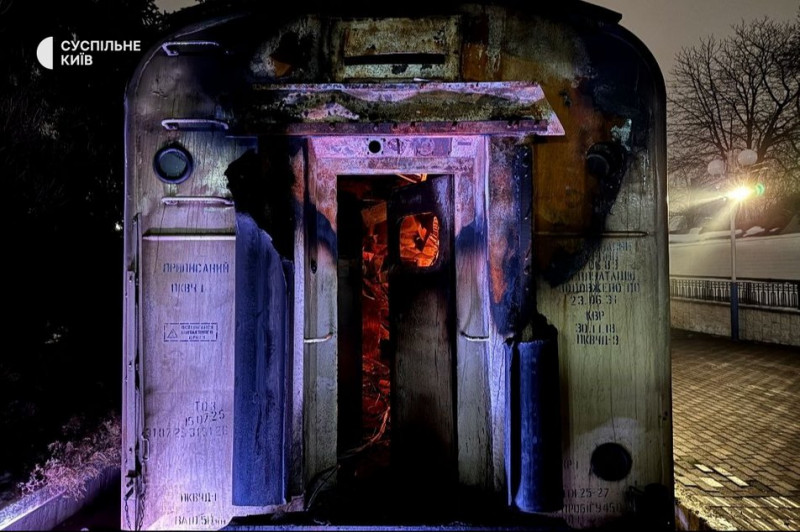 До четвертої річниці повномасштабного російського вторгнення Укрзалізниця представила символічну експозицію