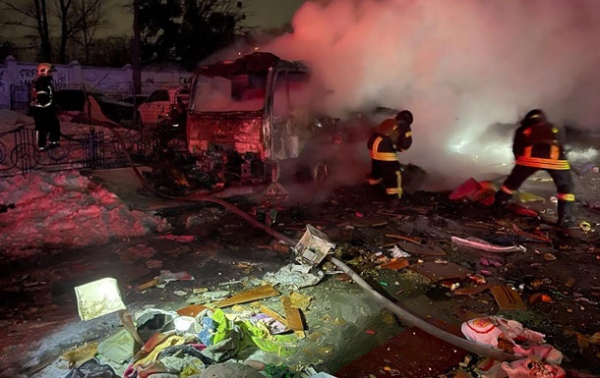 Удар по Києву: з'явилися фото наслідків атаки