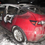 У Києві спалили автомобілі Tesla на замовлення РФ