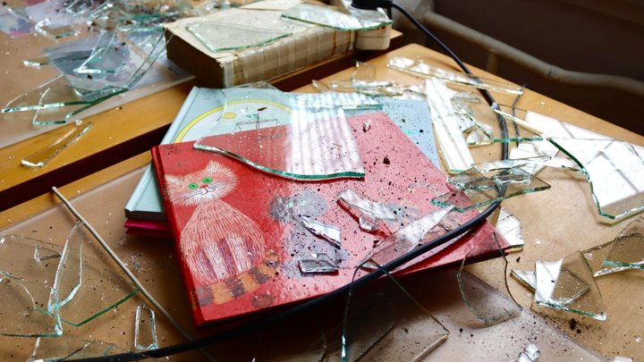 Атака по Києву пошкодила приміщення Національної бібліотеки для дітей