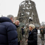 Глави іноземних урядів відвідали одну з пошкоджених Росією ТЕЦ Києва