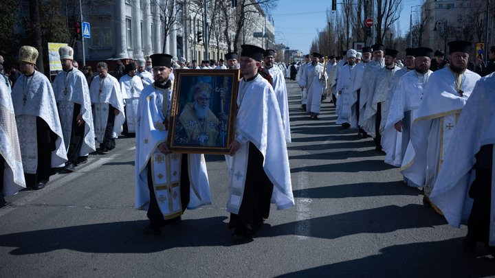 Третій день церемонії прощання: у Володимирському соборі поховали Почесного патріарха ПЦУ Філарета