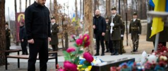 Річниця звільнення села Мощун на Київщині: президент вшанував пам'ять полеглих воїнів