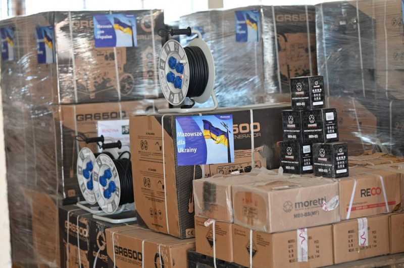 Енергетична допомога Київщині від Польщі: ще понад 250 генераторів надійшли від двох донорів