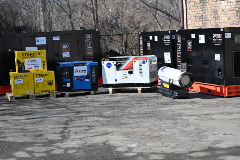 Енергетична допомога Київщині від Польщі: ще понад 250 генераторів надійшли від двох донорів