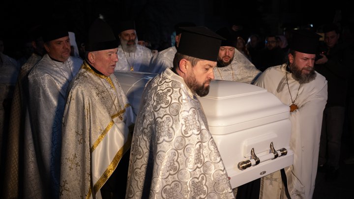 У Михайлівському соборі прощаються із Патріархом Православної церкви України Філаретом