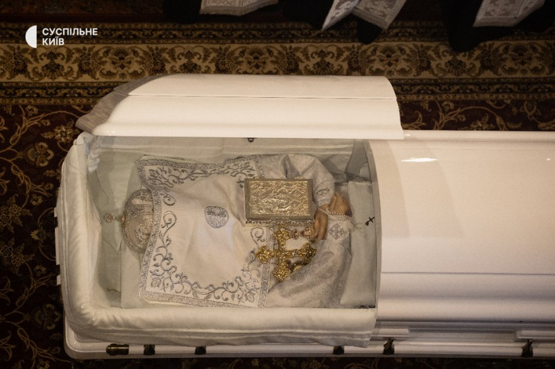 У Михайлівському соборі прощаються із Патріархом Православної церкви України Філаретом