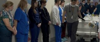 У столичному Охматдиті провели коридором пошани 13-річного Івана, який став посмертним донором