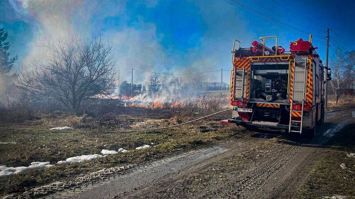 За добу ДСНС Київщини гасили 20 пожеж на 18 га: людей просять не палити траву