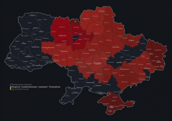  Російські БпЛА атакують Україну: де існує загроза (мапа) 