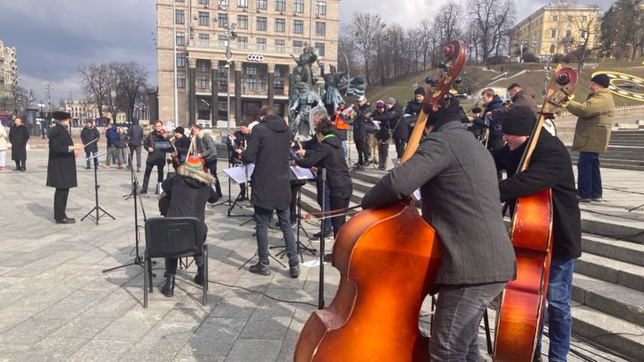 У Києві відбулася мистецька акція "Гімн Незламності України 2022-2026"