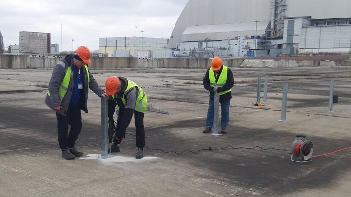 На Чорнобильській АЕС зводять сонячну електростанцію
