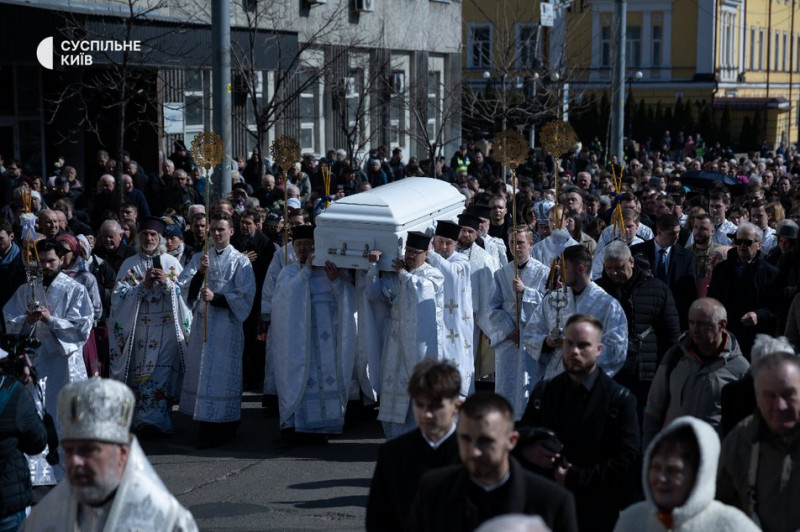 Третій день церемонії прощання: у Володимирському соборі поховали Почесного патріарха ПЦУ Філарета