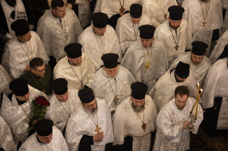 У Михайлівському соборі прощаються із Патріархом Православної церкви України Філаретом