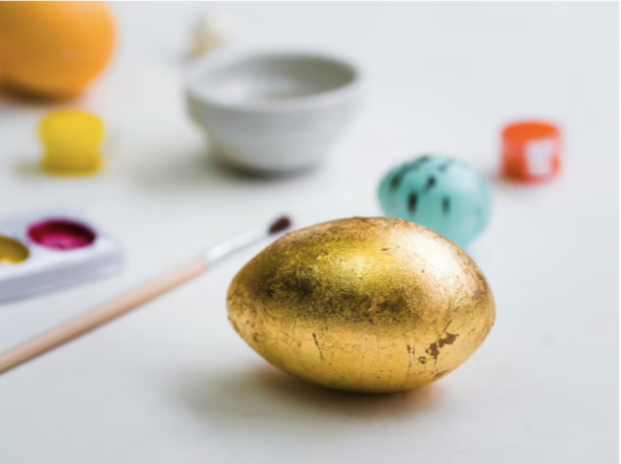 Яйца в фольге